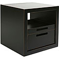 Cubix Stacking Black Tray Set Unit
