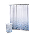 Blue Shell Bathroom Set
