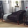 Black Storage Chaise