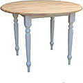 Rubberwood 40-inch Diameter Round Drop-leaf Table