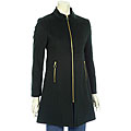 Tahari Women's Jennifer Zip-front Wool Coat