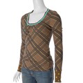 Scrapbook Long-sleeve Waffle Knit Top