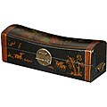Black Leather Painted Chinese Phoenix Storage Box