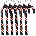Denver Broncos Candy Cane Ornament Set