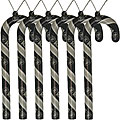 Oakland Raiders Candy Cane Ornament Set