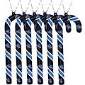 Utah Jazz Candy Cane Ornaments (Set of 6)