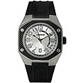 Carrera Athletic Men's Black Rubber Strap Watch