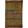 Hand-knotted Hand-spun Hemp Rug (8' x 10')