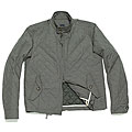 Hickey Men's Grey Quilted Barracuda Jacket