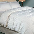 330 Thread Count Stripe White Down Full Comforter