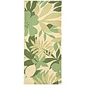 Hand-tufted Spring Beige Contemporary Wool Rug (2'6 x 6')