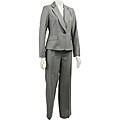 Jones New York Women's 2-piece Grey Pant Suit