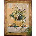 'Fruit and Floral' Wall Tapestry with Rod Set