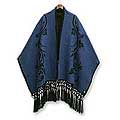 Alpaca Wool 'Seductive' Reversible Shawl (Peru)