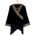 Cotton 'China Paths in Black' Blouse (Thailand)