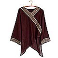 Cotton 'China Paths in Dark Brown' Blouse (Thailand)