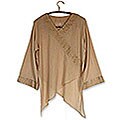 Cotton 'China Paths in Light Brown' Blouse (Thailand)