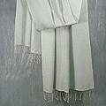 Silk and Wool 'Kashmiri Blue' Shawl (India)