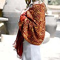 Pashmina 'Sparkling Wine Paisley' Shawl (India)