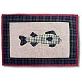 Quilted Cabin Fish Placemats (Set of 4)