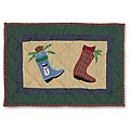 Western Santa Boot Placemats (Set of 4)