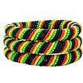 Multicolored Trio of Bracelets (Kenya)