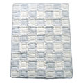 Tadpoles Patchwork Blue Gingham 4-piece Crib Set