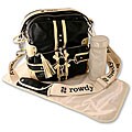 The Rocker Convertible Diaper Bag in Black