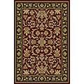 Red Heat-set Polypropylene/ Olefin Rug (5'3 x 7'6)