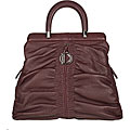 Christian Dior Karenina Framed Purple Tote