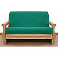 Full-size Solid Teal Futon Cover 