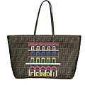 Fendi Palazzo Print Logo Tote