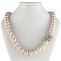 Maddy Emerson Freshwater White Pearl Necklace