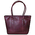 Heritage Women's 2-piece Leather Laptop Tote Bag