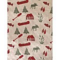Moose Camp Fleece Throw