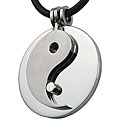 Stainless Steel Ying Yang Necklace