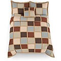 Mackinzie Block 4-piece Comforter Set
