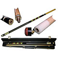 Flaming On Fire 2-piece Pool Cue with Replacement Tips
