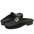 Sesto Meucci Monette Black West Croc W/Velux Suede
