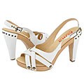 KORS Michael Kors Hampton White Vachetta