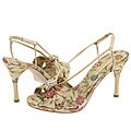 Enzo Angiolini Garen Ivory/Gold Fabric