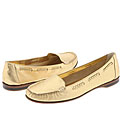 KORS Michael Kors Lenox Antique Gold Pebbled Kid