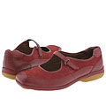 Easy Spirit Relateto Dark Red Leather Flats