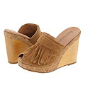 Gee WaWa Kiltie Camel Suede