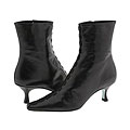 Cynthia Rowley Spicy Black Waxy Kid/Black Whipstit(Size 5.5 M)