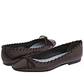 Cynthia Rowley Suede Dark Brown Waxy Kid/Dark Brown Suede Whipstitch