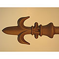 Brittany Fleur Mocha Brown 130-154-inch Curtain Rod