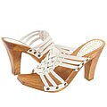 BCBGirls Guarina White Vachetta Leather