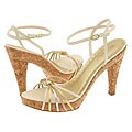BCBGirls Rosula Cream/Platino Leather(Size 10 M)