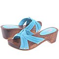A Line Kids 12-1001 (Toddler/Youth) Turquoise Suede